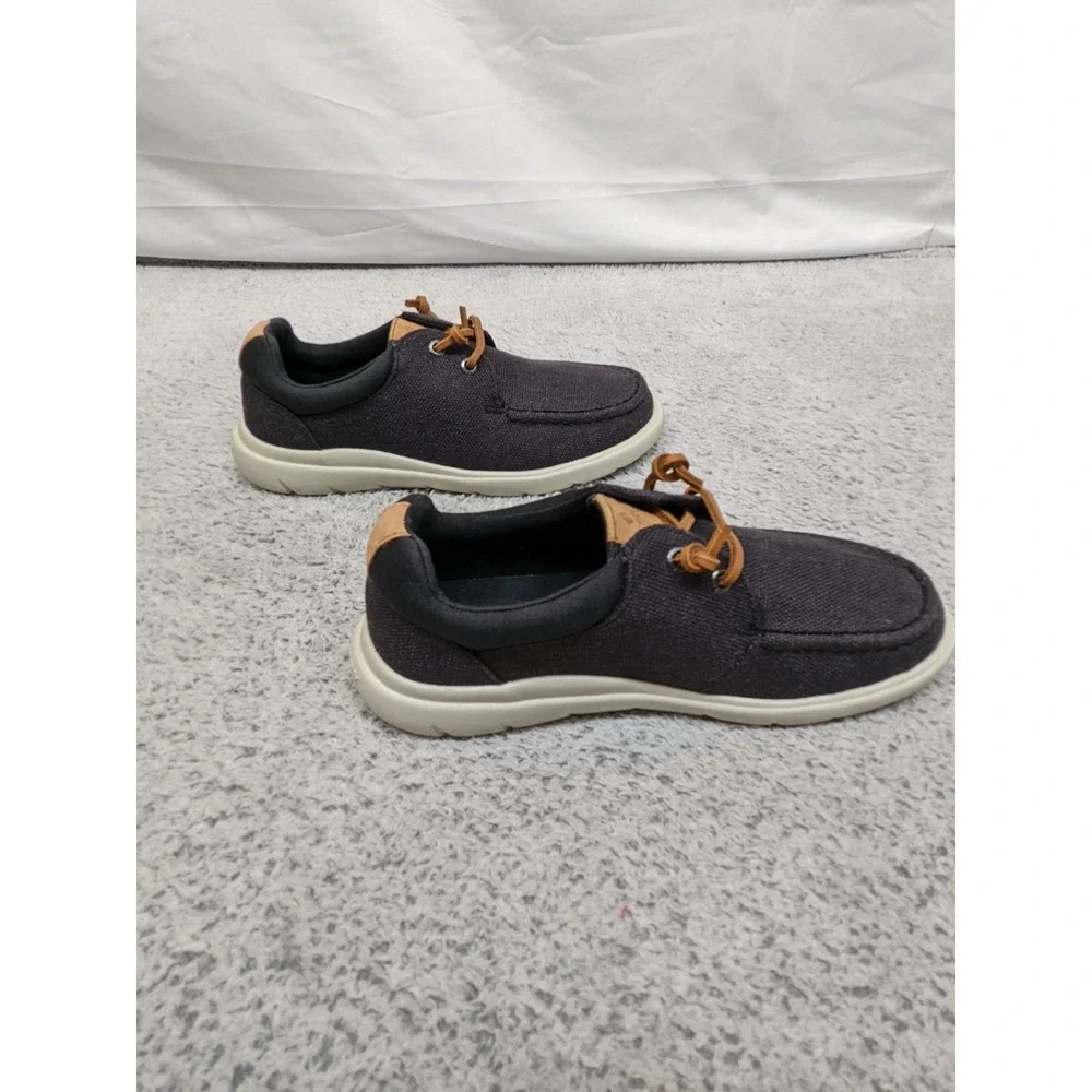 Sperry Captain Moc Hemp Slip-On Boat Shoes Sneakers Black‎ Men's 5.5M